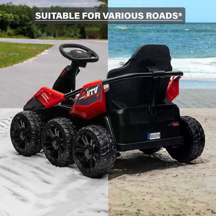 UTV electric pt 2 copii Kinderauto BJSX2319 6x6 300W 24V RED