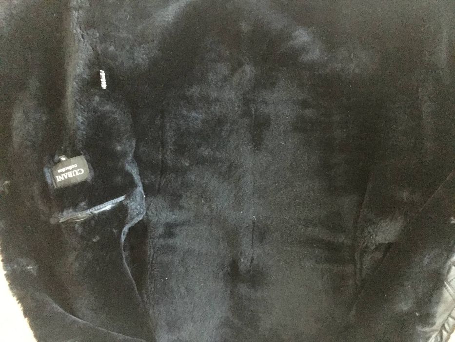 Мужская кожаная дубленка 48 размер