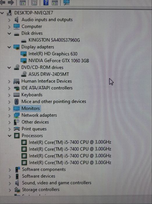 Calculator Gaming + Monitor 165Hz