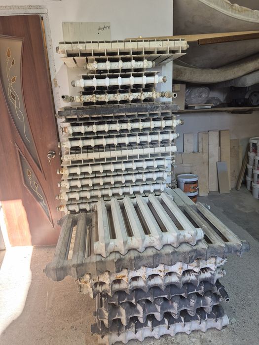 радиаторы чугунный и алюминиевые