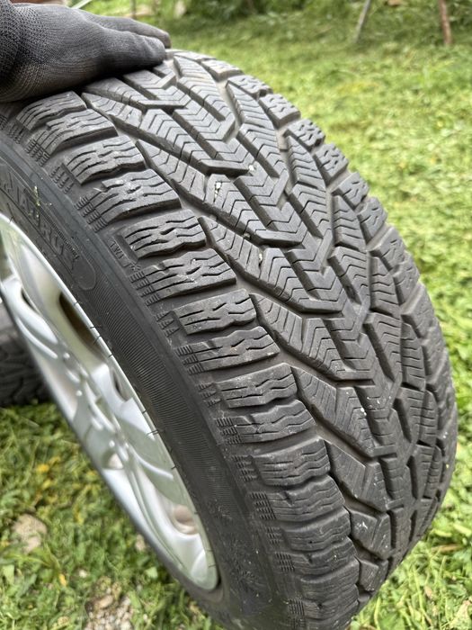 Jante+cauciucuri iarna M+S Mercedes 205/55 R16 91H