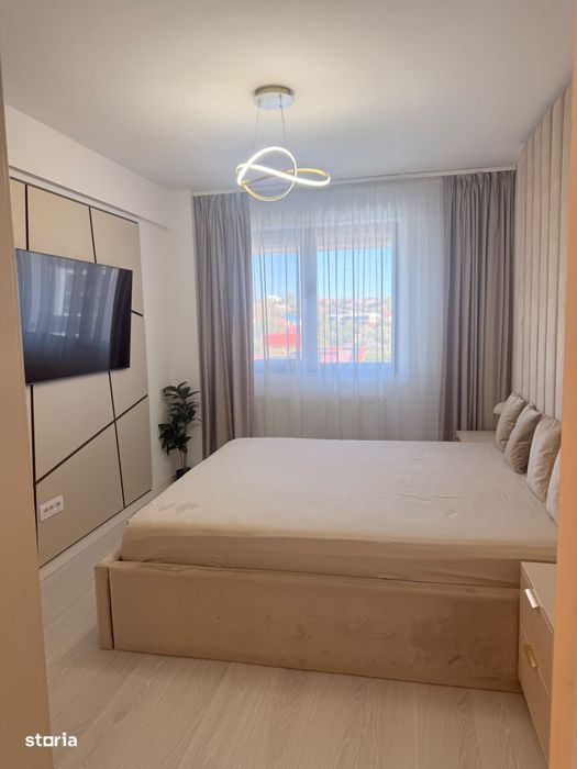 Apartament 2 camere decomandat, complet mobilat, parcare inclusă, zona
