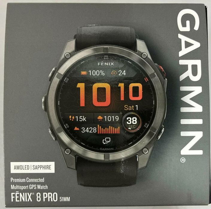 Продам новый запечатанный GARMIN FENIX 8 PRO 51MM