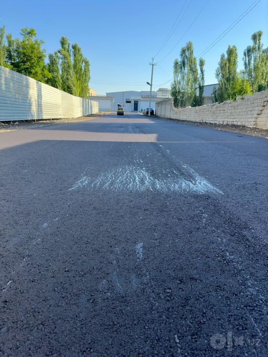 Asfalt qilish xizmati.                Асфалт килиш хизмати