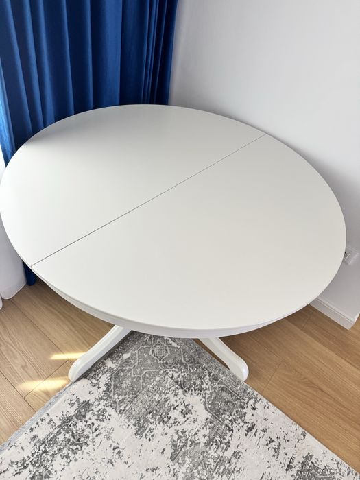 Masa rotunda INGATORP IKEA + 4 scaune