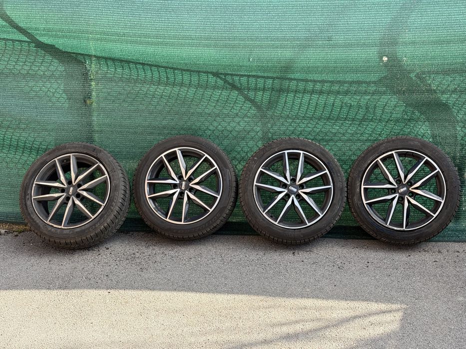 Джанти с гуми 5х112 18 225/45/18 зимни гуми пирели AUDI BMW MERCEDES