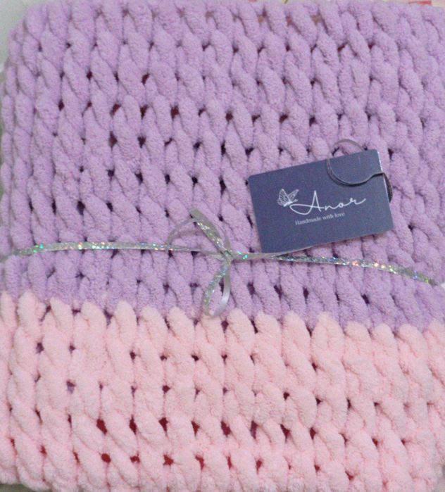 Плед Ализе пуффи, мягкое одеяло, цену договориться можно