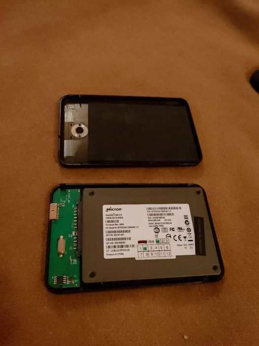 SSD  HP MTFDDAK128MAM-1J1 cu Rack Icy Box