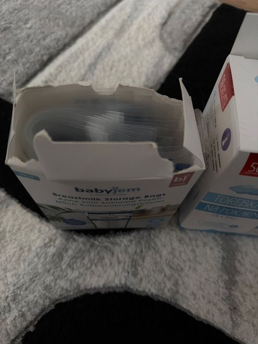 Pungi de stocare a laptelui + protectii san