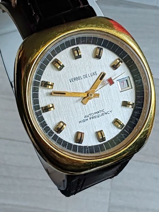 Ceas Verbel De Luxe Automatic Hight Frequency 36x38 mm-Funcționează Excelent!