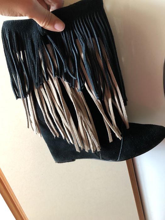 Botine din piele/cowboy