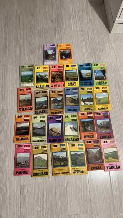 Colectie carti Muntii Nostri