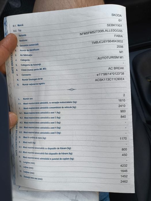 Skoda fabia 1. 4 benzina 2006