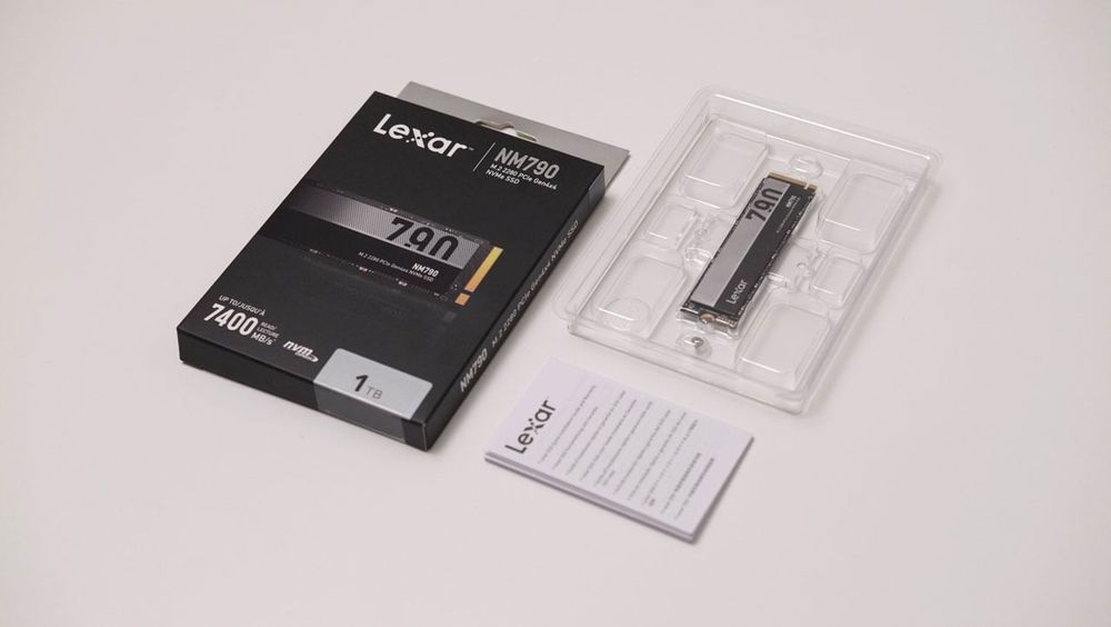 SSD 1TB M.2 NVMe TLC Gen4×4 3D NAND Lexar NM790 (3DS MAX, Premier)