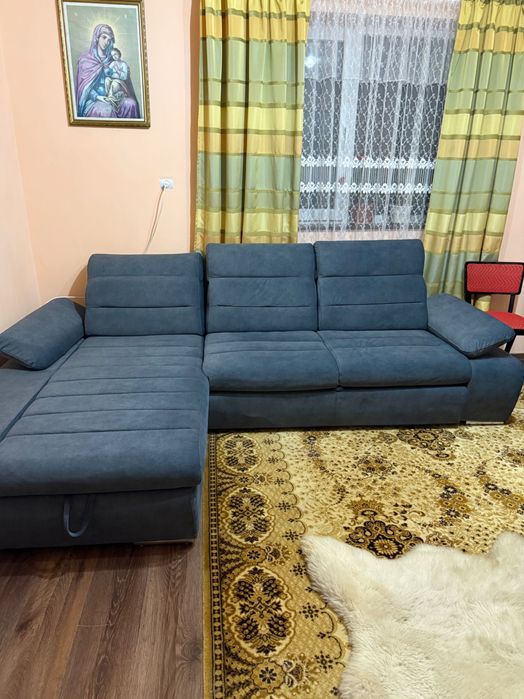 Vând colțar extensibil gri antracit