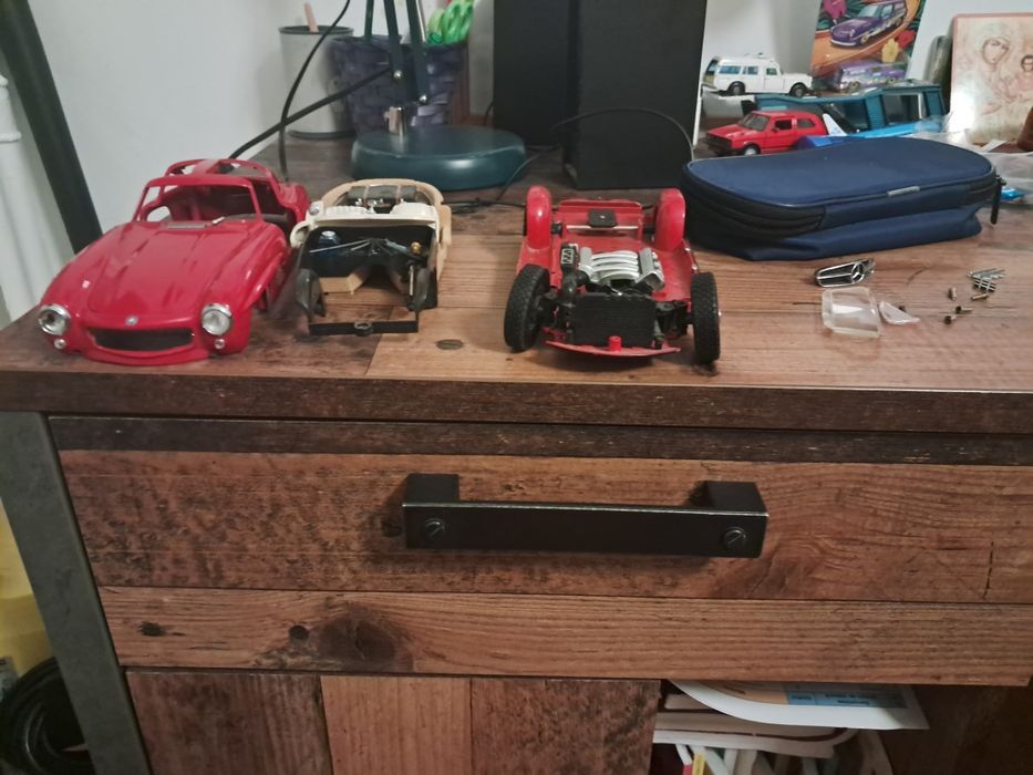 Kyosho 1/18 Scară Diecast 08091R - Mercedes Benz 300SL - Roșu