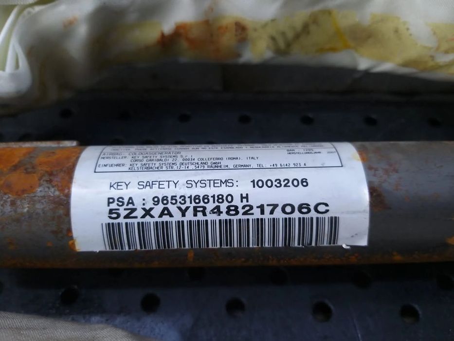 Airbag cortina stanga peugeot 307 9653166180h