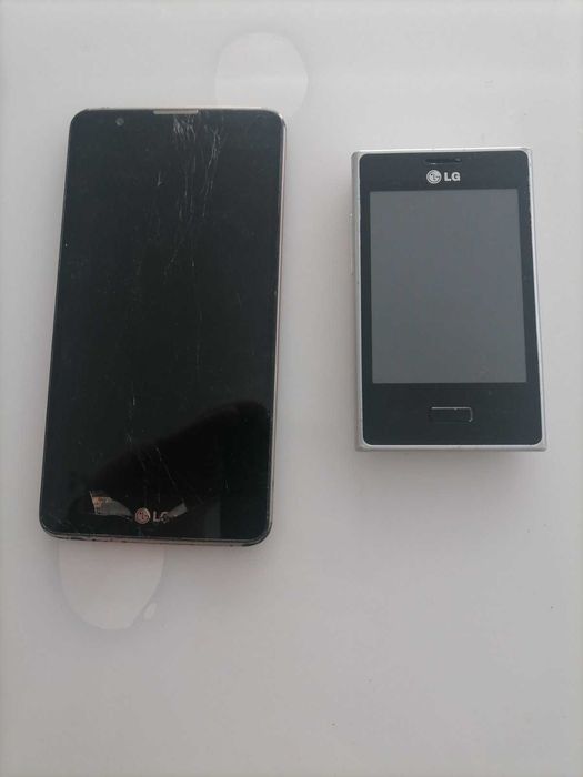 ДВА неработещи смарт телефона LG за 20лв