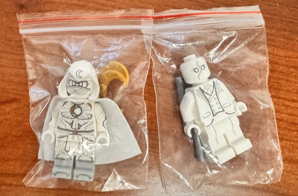 LEGO минифигурки Moon Knight ×2 | Оригинал