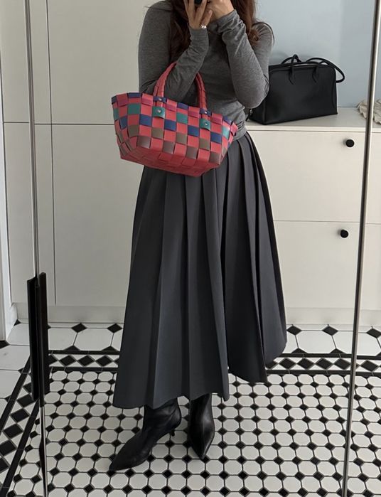 Юбка миди длины