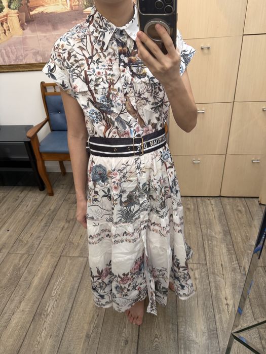 Платье цветочное Dior