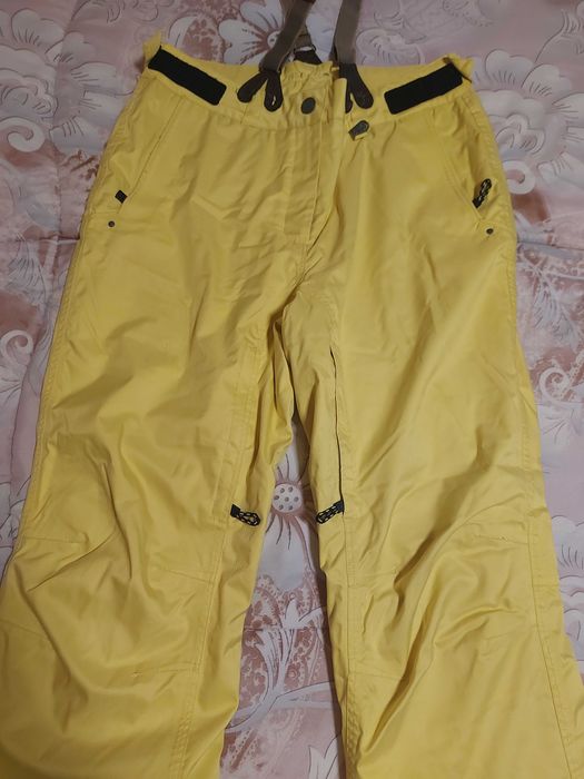 Ски панталон в жълт цвят