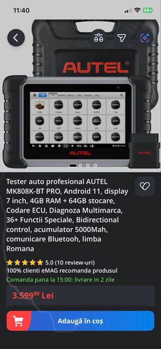 Autel diagnoză profesională nouă