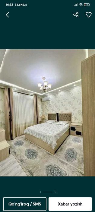 Shota Rustavelida Ijaraga beraman toza uy