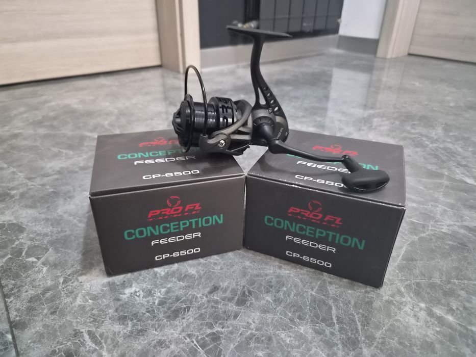 SET 2 Mulinete  Feeder PRO FL Conception  CP6500