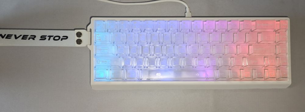 Эксклюзивная стильная клавиатура Mengzu | RGB | Бесшумная