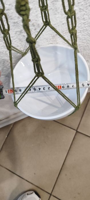 Макраме  за  цветя ,.Двуцветни и бели 5 лв.