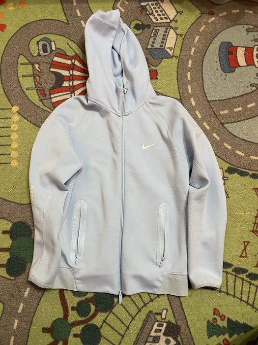 Nike nocta tech flecee голубой и черный
