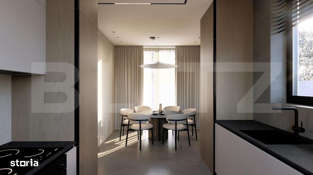 Casa moderna la rosu , 114.95 mp utili,  324 mp teren - Burdujeni
