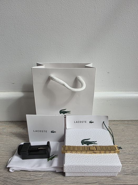 Bratara Lacoste - 21cm - Auriu