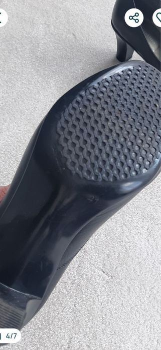 Pantofi cu toc din piele naturala/41