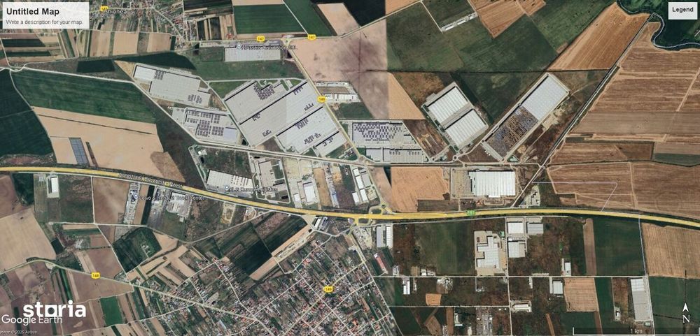 Teren Ciorogarla cu PUZ aprobat-zona Emag, CTP