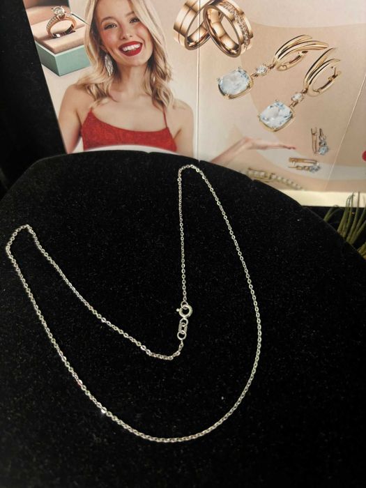 Lant aur alb 14k 1.91g (B.60356-Tatarasi) Garantie 2 ani-880 lei