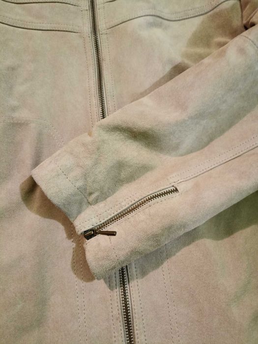 Мъжко яке от естествен набук, намалена цена.