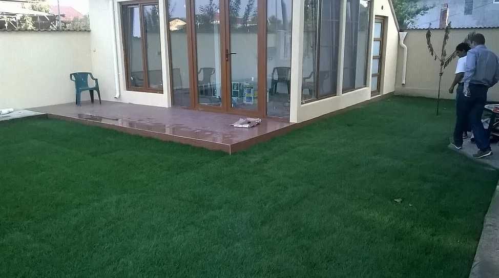 Gazon Rulou pentru Curte si Gradina - Montaj Complet