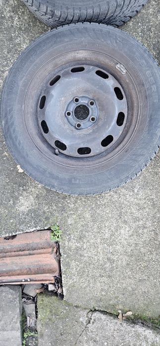 5/100/15 skoda fabia rapid Резервна джанта с гума за Шкода фабия