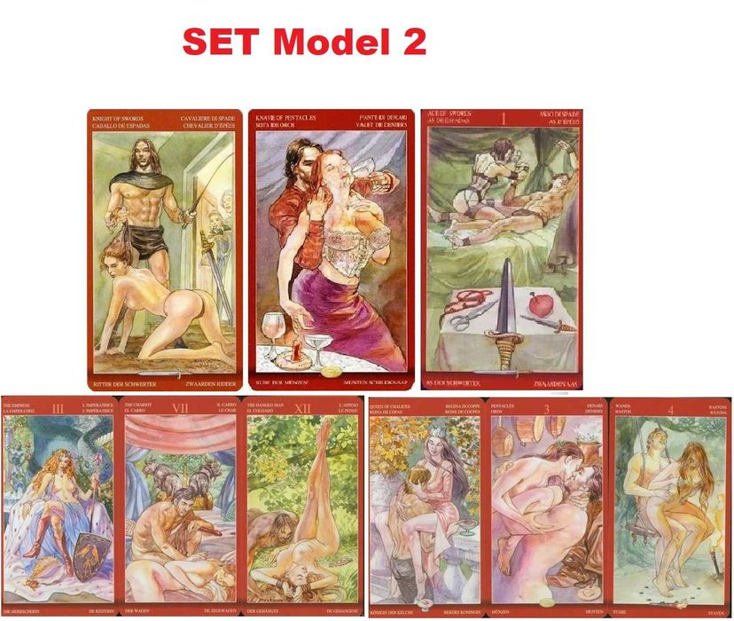 Carti de TAROT EROTIC(citire cuplu),ORIGINAL,format mare,ed.limitata S