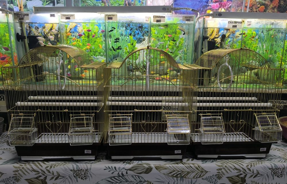 Клеточки для попугаев