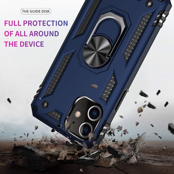 Husa hybrid ARMOR cu inel pt iPhone 12 , 12 Mini, 12 Pro , 12 Pro Max