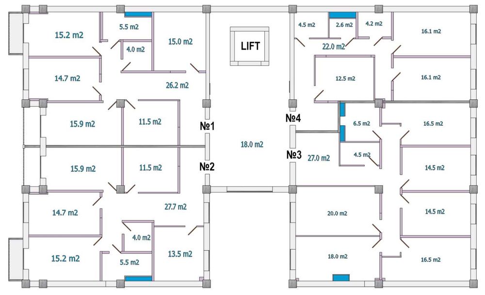Продается коммерческое помещение 108 м2 в SOHO IVLIVA