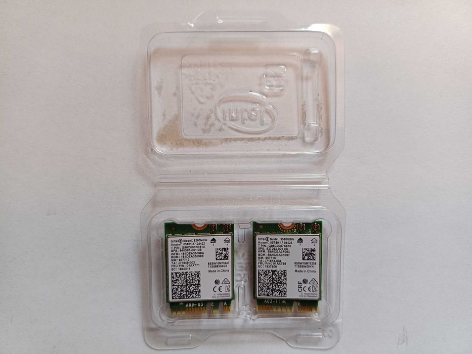 Placă wireless Wi-Fi 5 Intel AC9260 NGW M.2/NGFF, BT 5.0, 2 Gbps_NOU