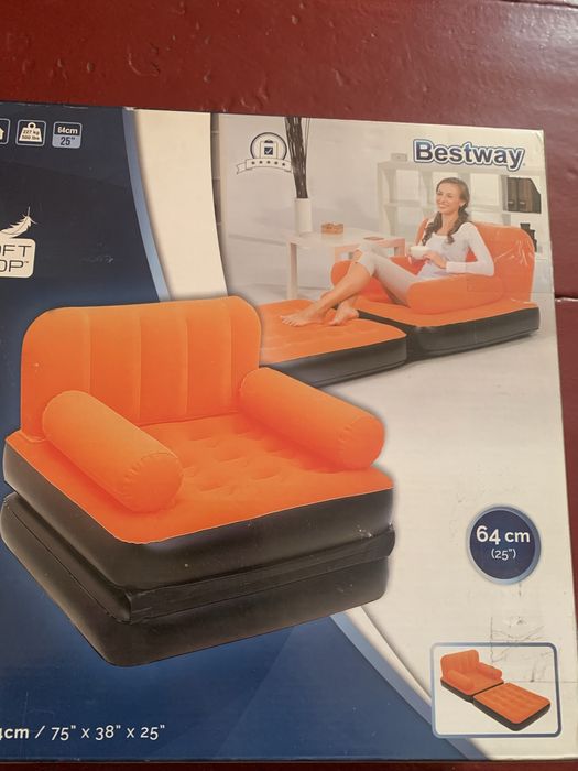 Надувной матрац кресло