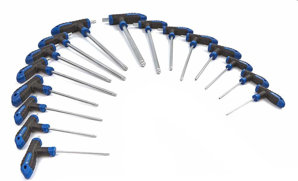 Комплект шестограми и торксове с ръкохватка STAHLMAYER 16 части