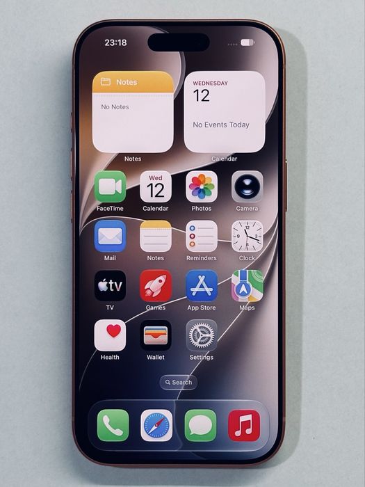 iPhone 17 Pro CosmicOrange 100% battery