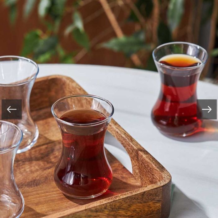 Karaca, нови чаши за турски чай, 6 броя