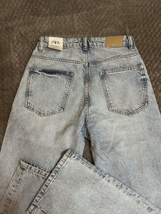 Blugi zara cu talie inalta!